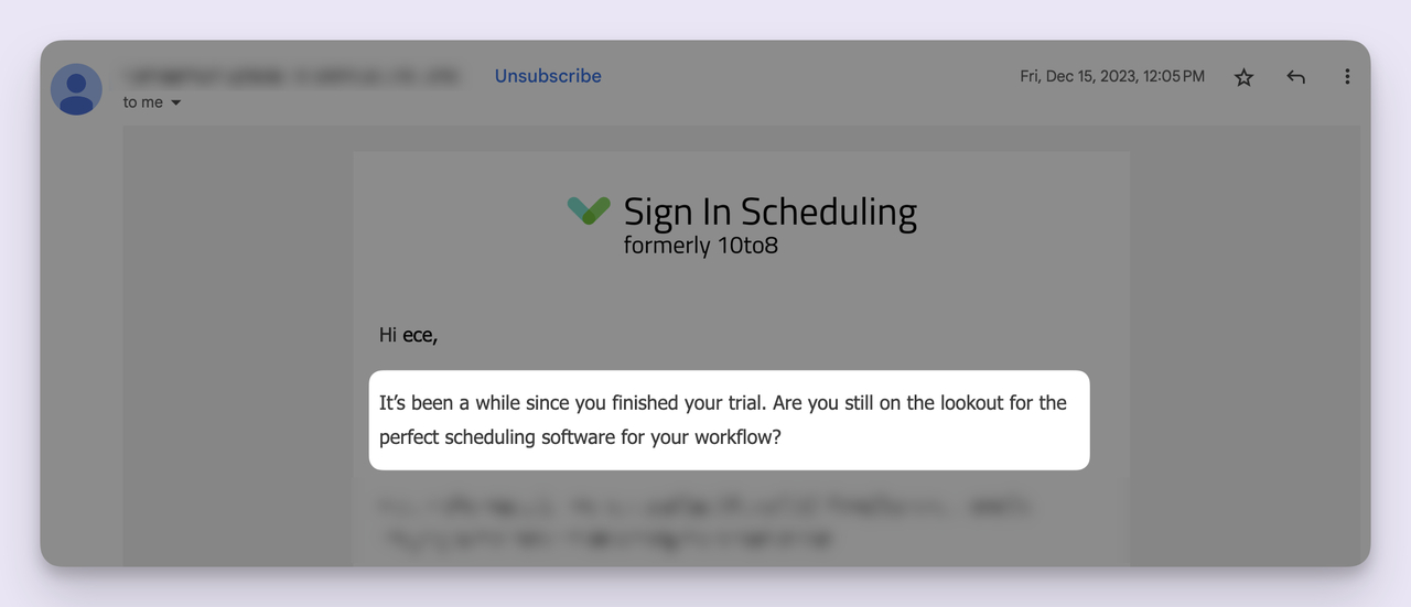 Yeniden iletişim kurmaya dair email açılış cümlesi gerçek dünya örneği