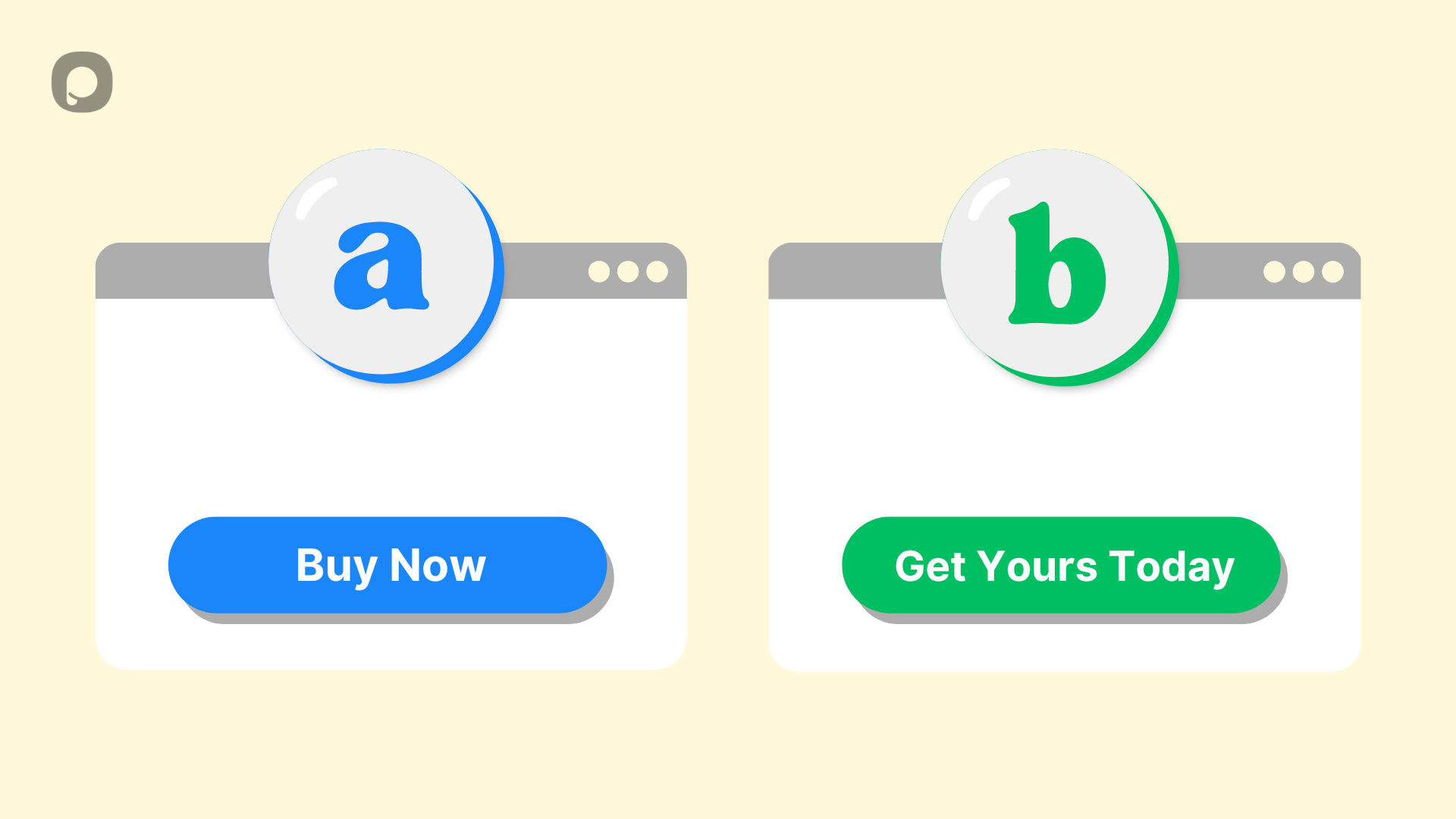 A/B testing of two different CTAs