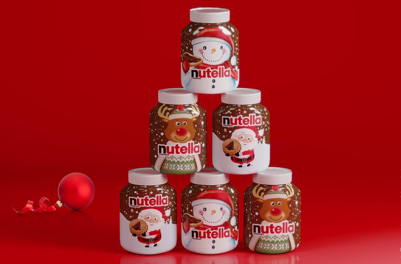 Nutella packaging for fall marketing