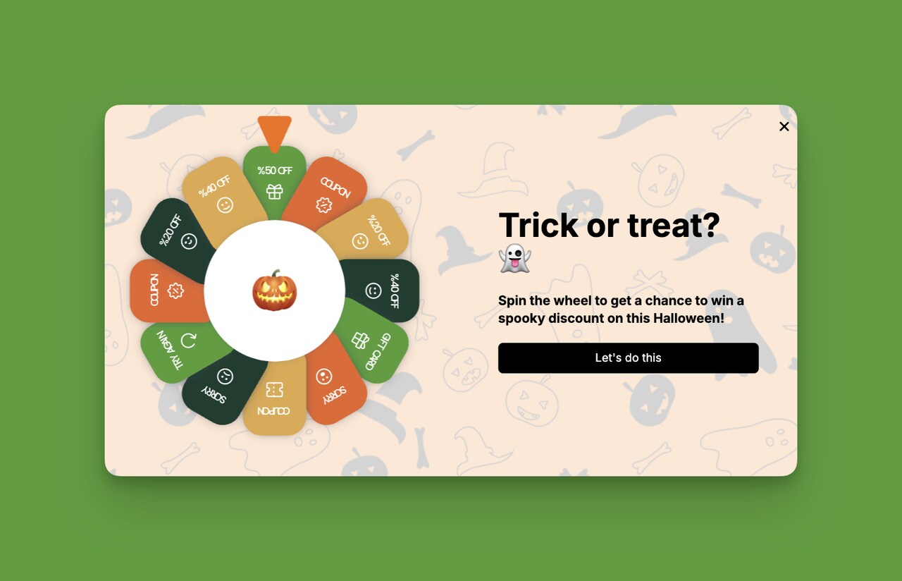 Popupsmart'tan oyunlaştırıcı popup
