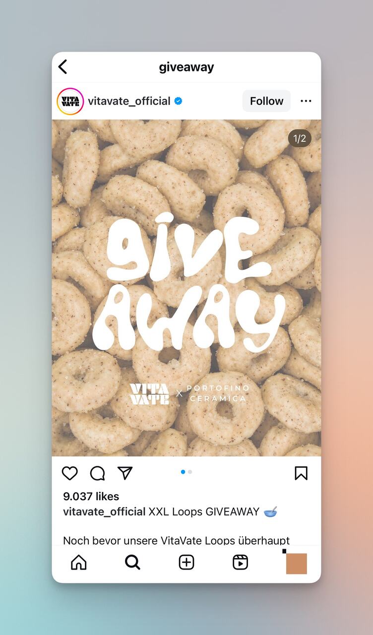 VitaVate Instagram çekilişi