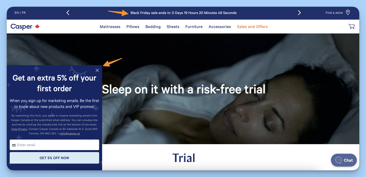 Encourage Sign-Ups with Popups