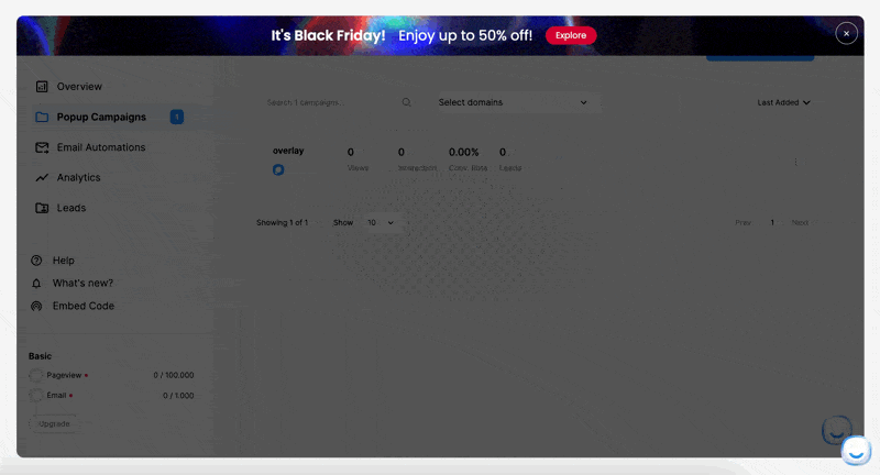 Discount and Promotional Website Overlays