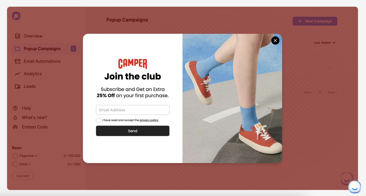  Email Capture Overlays