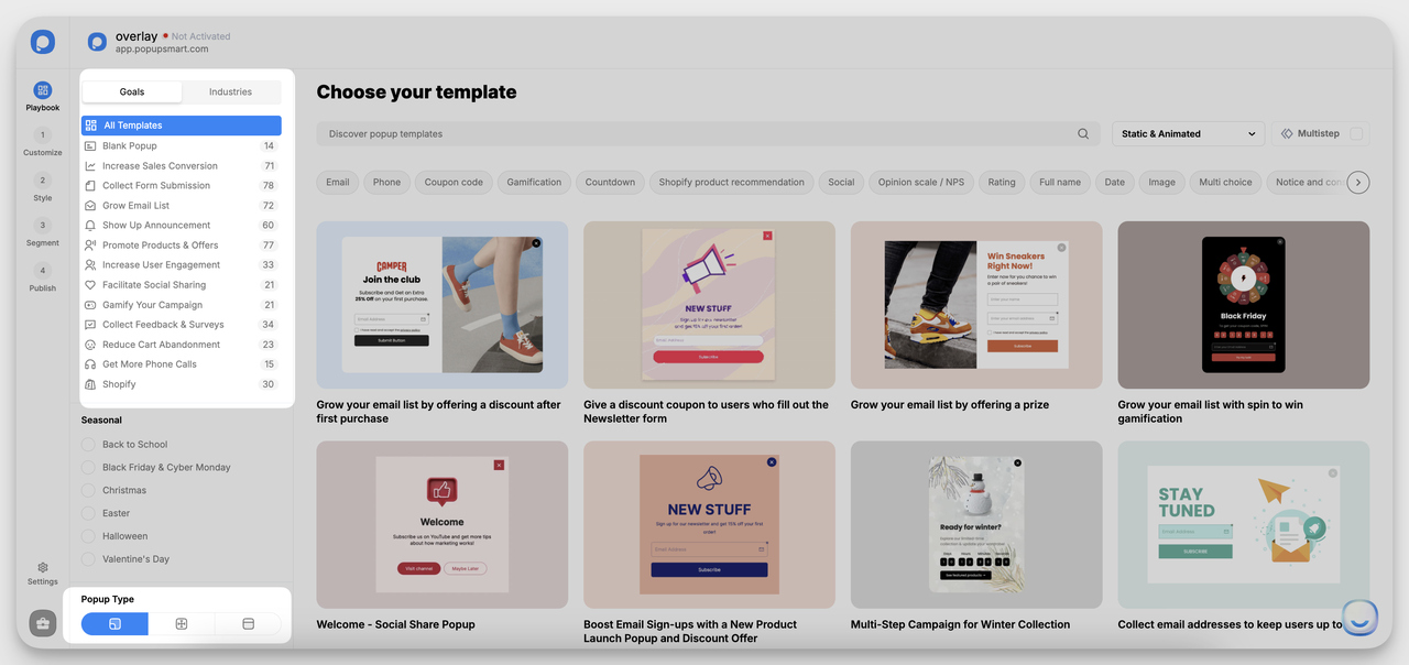 Step 2: Choose a Template or Start from Scratch