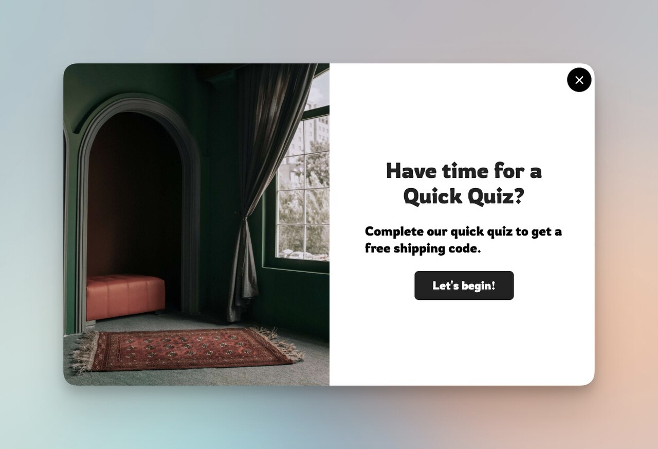 using quiz for engagement