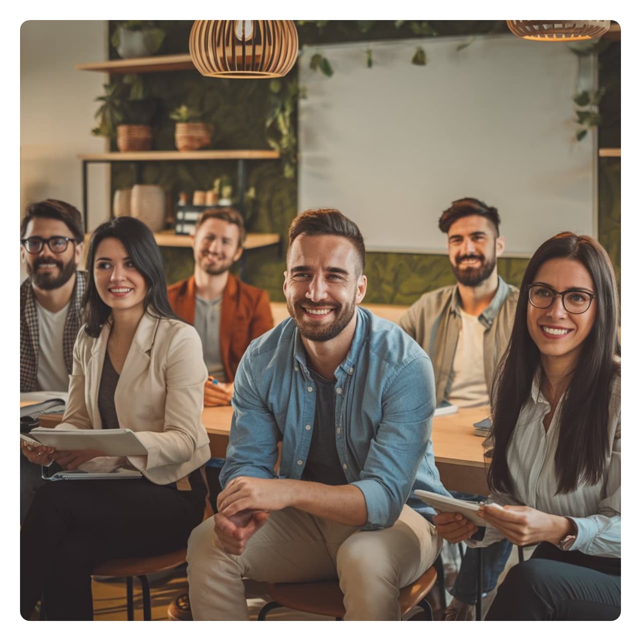 agency partnership happy people livechatai