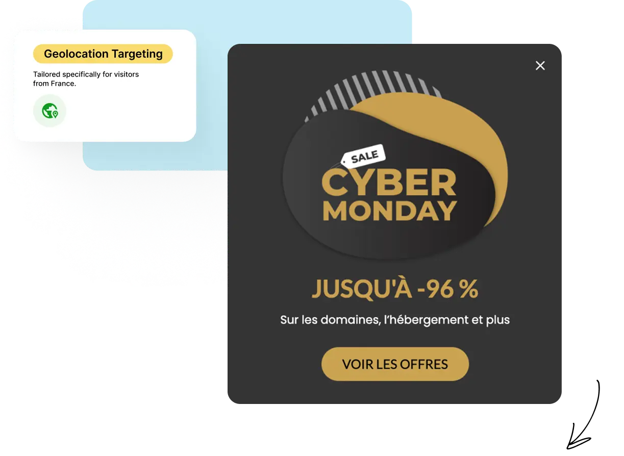 Somfy U.S. cart-abandonment popup that achieved a 47.27 % conversion rate