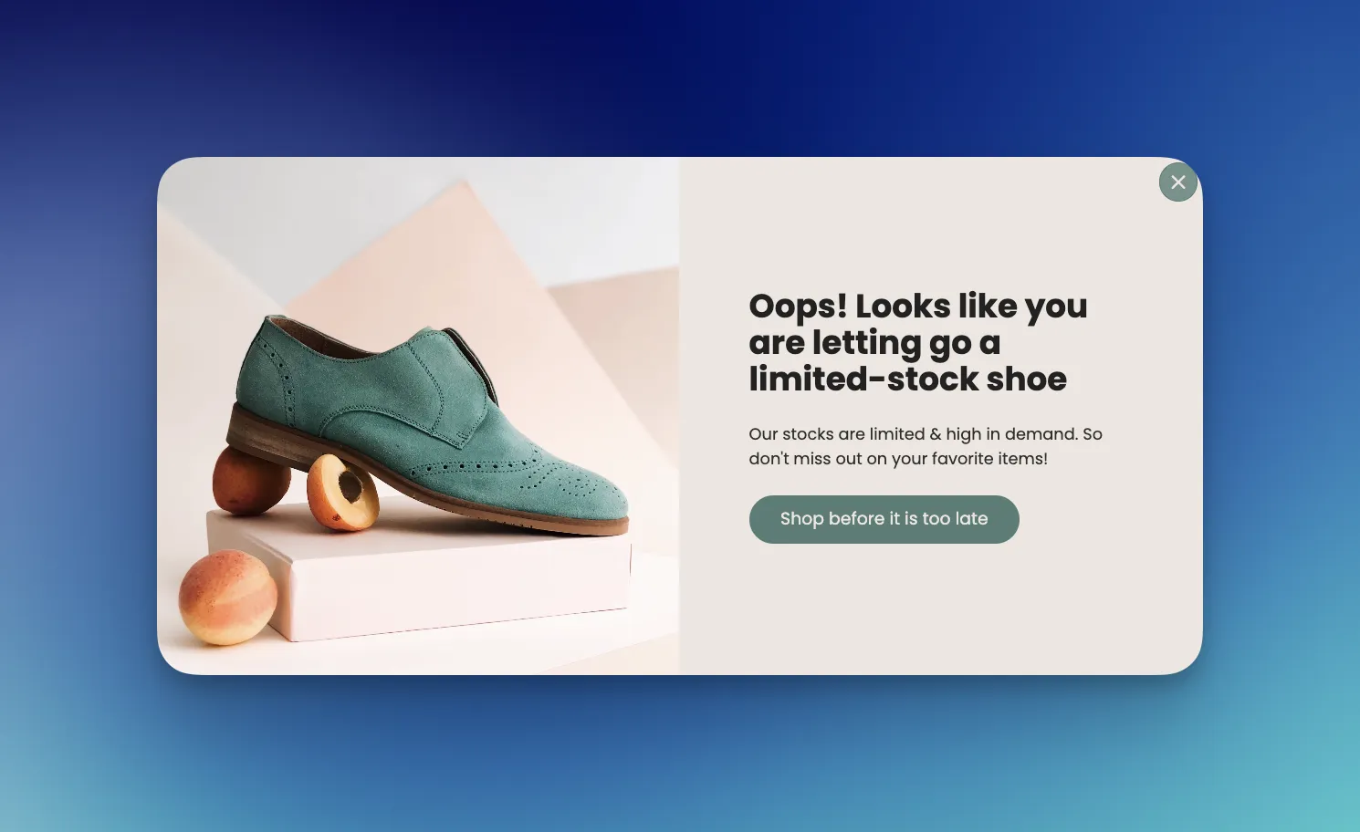 Image showing a popup from Popupsmart exemplifying "Sales Promotion"