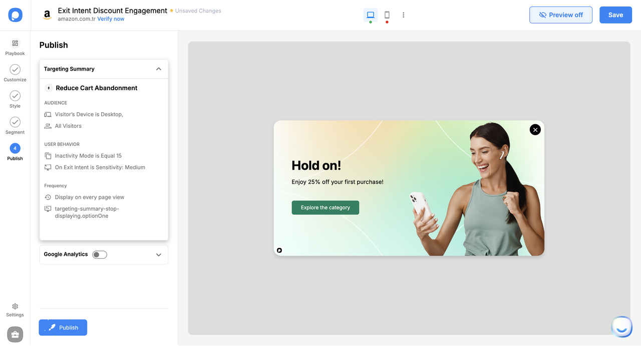 Image showing Step 5 – Publish & Track Results
