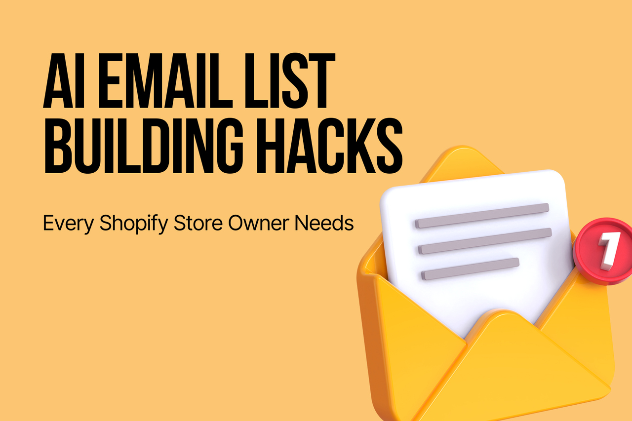 12 AI Email List Building Hacks - Every Shopify Store Owner Needs
