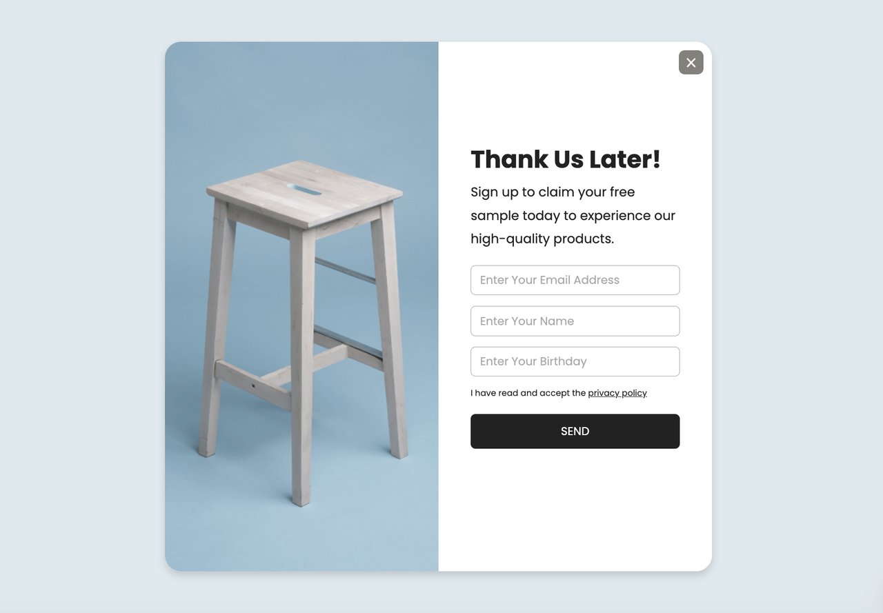Popupsmart free gift popup offering a downloadable resource in exchange for email sign-up