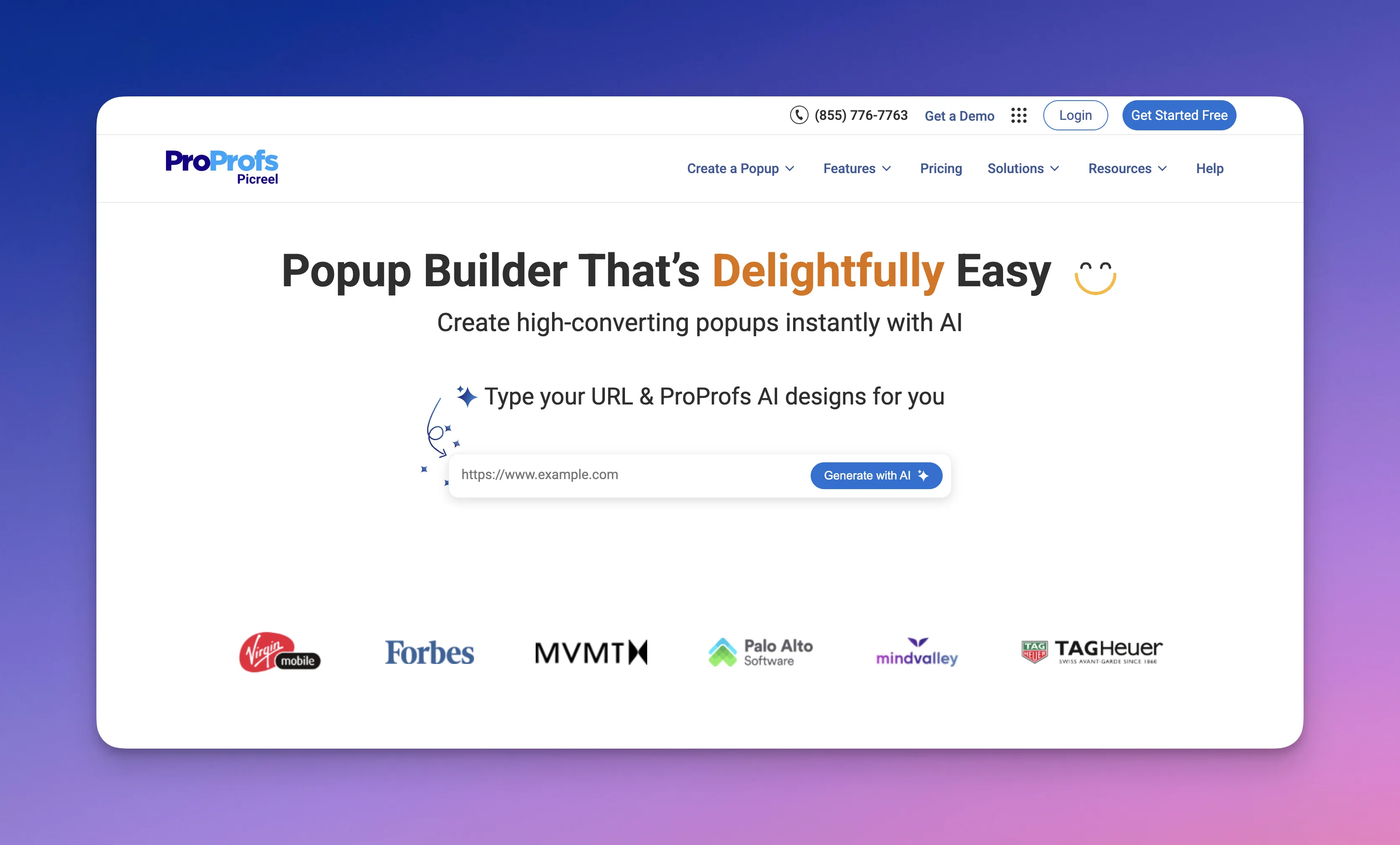 Picrael's website page