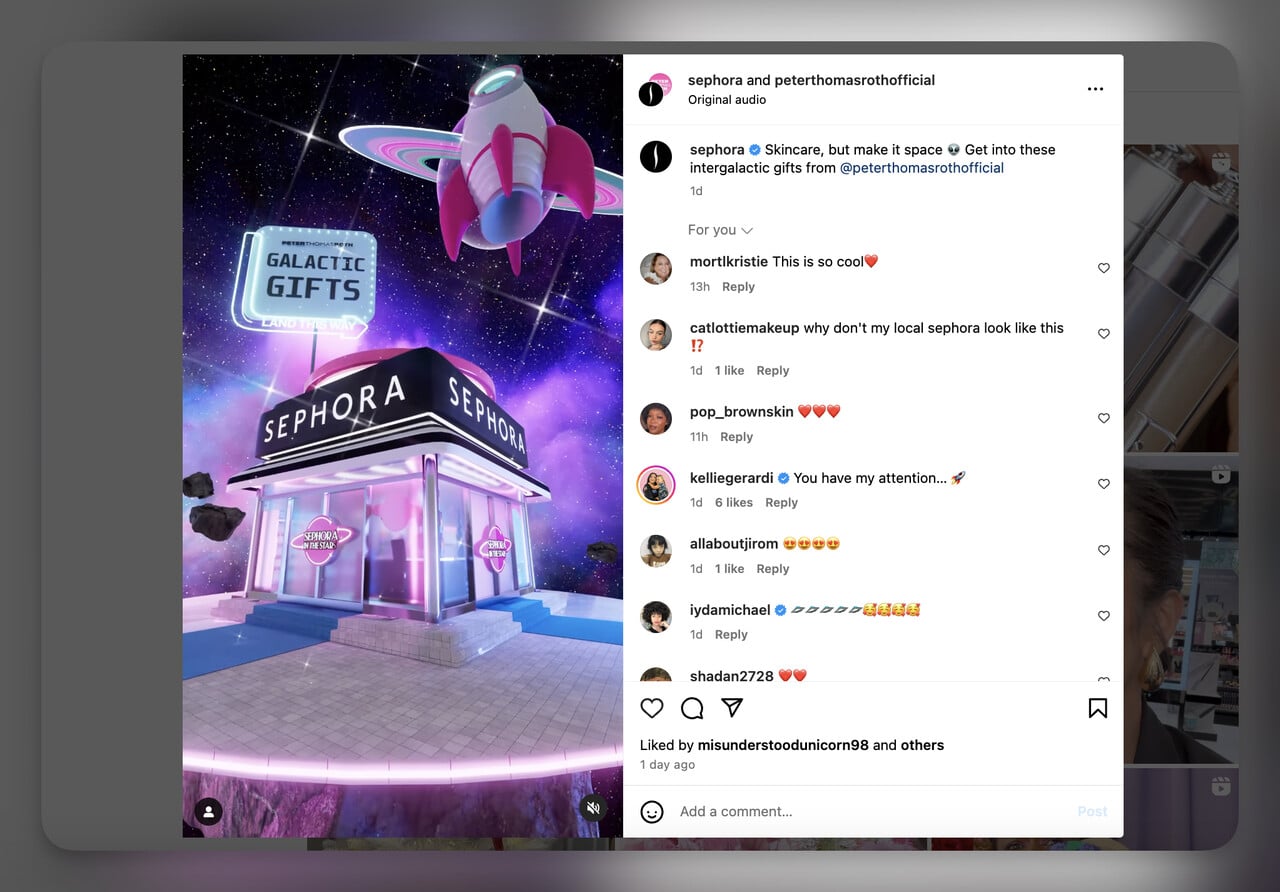 Sephora omnichannel beauty experience showing website app and in-store integration