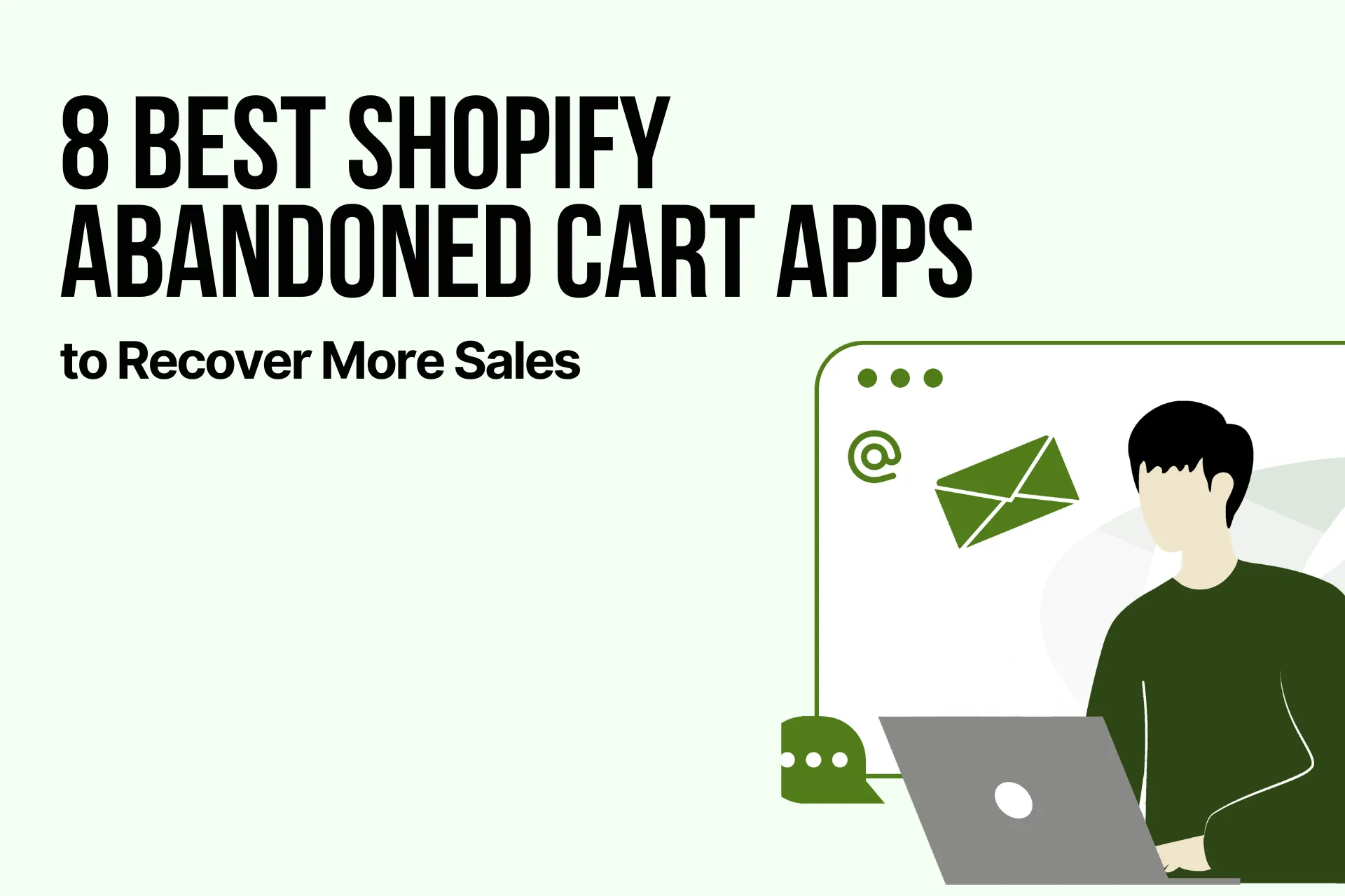 En iyi Shopify sepet terki uygulamaları rehberinin kapak görseli.